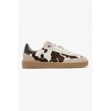 D. Franklin - Pantofi sport din piele cu model animal print
