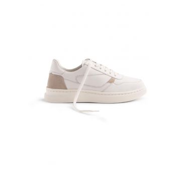 Pantofi sport de piele Ansel - Alb
