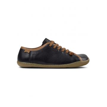 Pantofi sport de piele ecologica Peu Cami - Negru