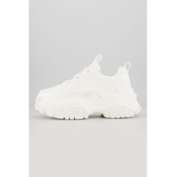 Pantofi sport demi-wedge de piele ecologica Arius