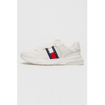 Tenisi din piele ecologica si piele cu logo