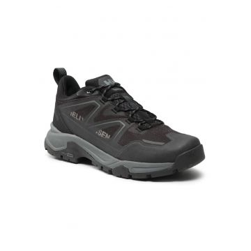 Bocanci trekking barbati  11749 - Textil - Negru