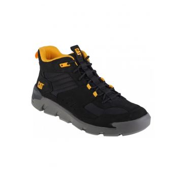 Ghete barbati  Crail Sport Mid - piele nabuc/nailon - negru