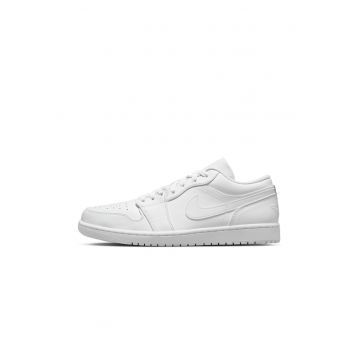 Pantofi sport  Air Jordan 1 Low - alb - piele