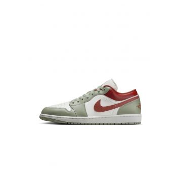 Pantofi sport  Air Jordan 1 Low - piele alb