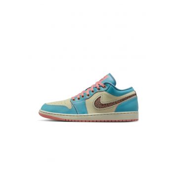 Pantofi sport  Air Jordan 1 Low SE - albastru - 45.5 EU - piele naturala