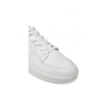 Pantofi sport barbati - 748SMA0016 -  Piele naturala - Alb