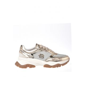 Pantofi sport din piele cu logo