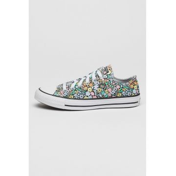 Pantofi sport low-cut cu model floral All Star