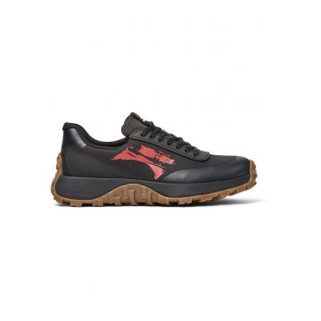 Pantofi sport cu garnituri sintetice Drift Trail - Negru/Gri