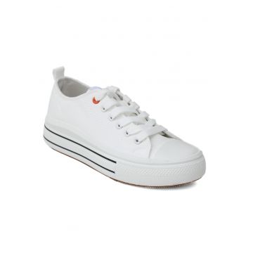 Teniși  Wink pentru femei din pânză albă CW51086-1 07580