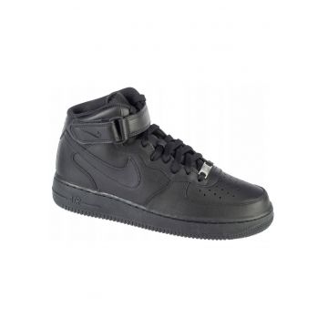 Tenisi  Air Force 1 Mid - piele naturala - negru
