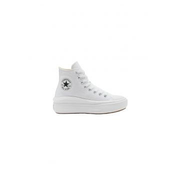 Tenisi sport -  Chuck Taylor All Star Move - Textil/Cauciuc - Alb