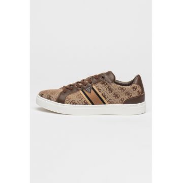 Pantofi sport cu garnituri din material textil si model