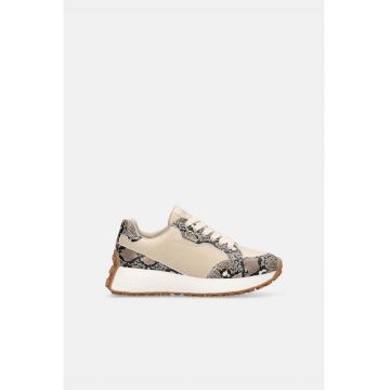 Pantofi sport de piele ecologica cu model