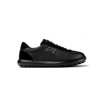 Pantofi sport din piele cu garnituri din piele intoarsa Pelotas XLF - Negru
