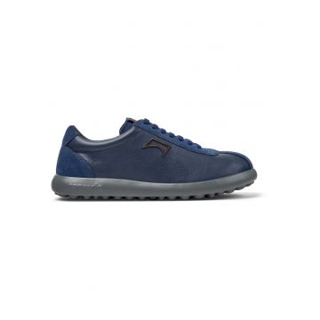 Pantofi sport Pelotas XLF din piele si piele intoarsa - Albastru