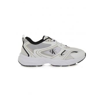 Pantofi sport  pentru Barbati - retro tennis mesh ml - YM0YM01260-01W - Alb