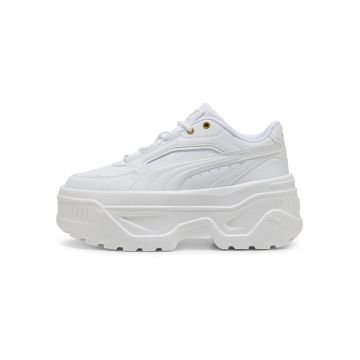 Pantofi sport Karmen X-tra flatform de piele ecologica