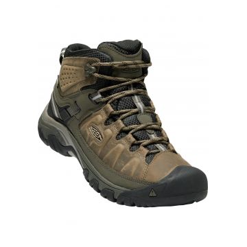 Bocanci trekking pentru barbati -  Targhee III MID WP - Piele naturala - Maro/Negru