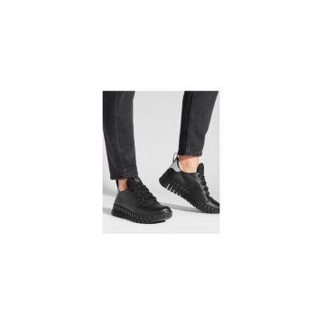 Pantofi sport dama  303175184 - Piele naturala - Negru