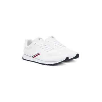 Tenisi barbati -  alb - textil