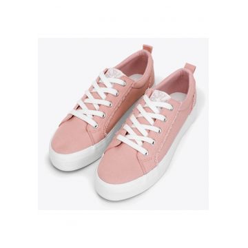 Tenisi dama  roz - material sintetic - talpa platforma - varf rotunjit