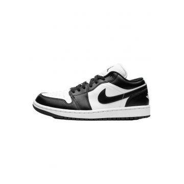 Pantofi sport barbati  Air Jordan 1 Low Panda - design minimalist - materiale de inalta calitate - Alb/Negru