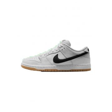 Pantofi sport barbati  Dunk Low Pro ISO - alb - piele - talpa cauciuc maro - Alb/Maro