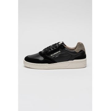 Pantofi sport cu insertii din piele intoarsa