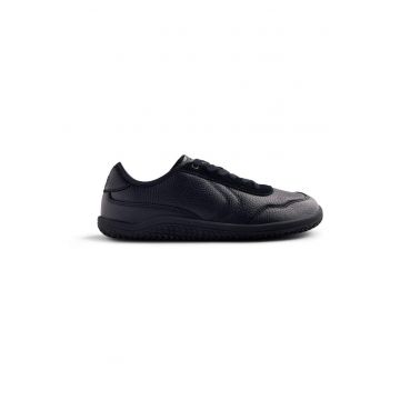 Pantofi sport de piele cu aspect texturat - Negru