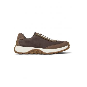 Pantofi sport de piele nabuc si piele intoarsa Drift Trail 209907 - Maro