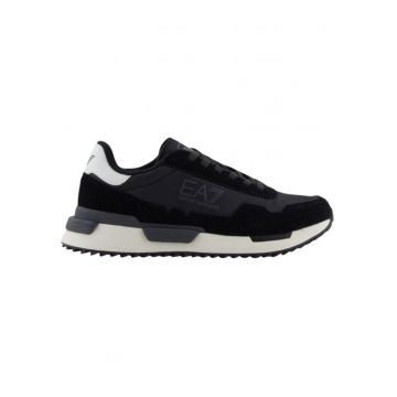 Pantofi sport  EA7 Vintage Running Nylon 47787 - Alb/Negru