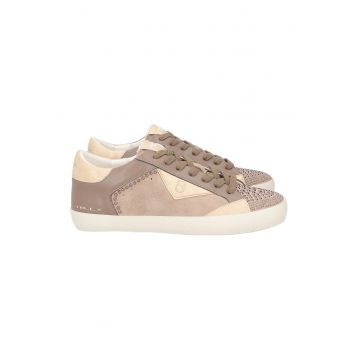 Pantofi sport cu insertii din piele