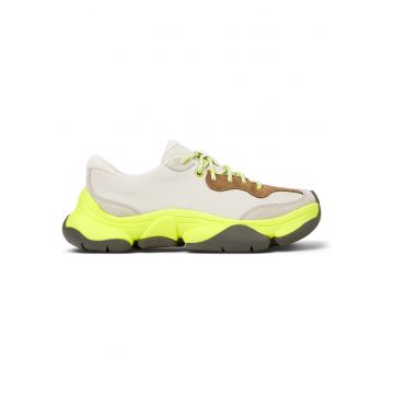 Pantofi sport cu piele si garnituri din piele nabuc Karst 2