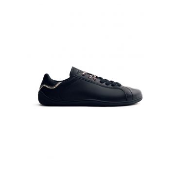 Pantofi sport de piele Barefoot - Negru