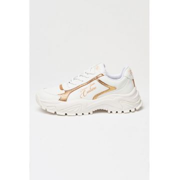 Pantofi sport din piele cu talpa wedge