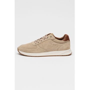 Pantofi sport low-cut din piele intoarsa Hybrid