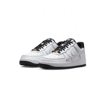 Tenisi barbati  Air Force 1'07 Mini Jewel - piele naturala/sintetic/textil - alb/negru