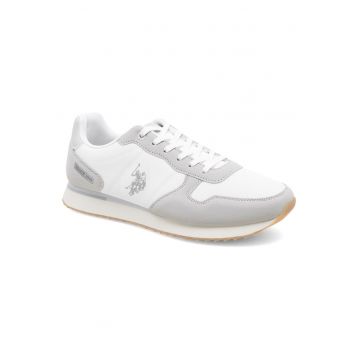 barbati -  ALTENA001A - alb/gri - textil - Alb