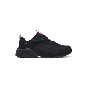 Pantofi barbati  H3-001 - trekking - piele naturala - negru