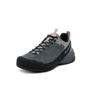 Pantofi sport barbati -  trekking - gri - piele naturala