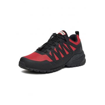 Pantofi sport barbati -  trekking - rosu - textil