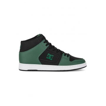 Tenisi barbati  MANTECA 4 HI - piele naturala - verde/negru