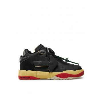 Tenisi barbati  piele naturala - negru -