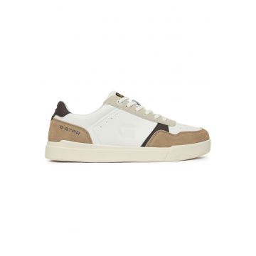 Tenisi barbati -  V5-10502 - piele naturala - alb