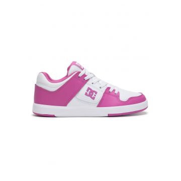 Tenisi dama -  DC01682  - piele naturala - alb/roz
