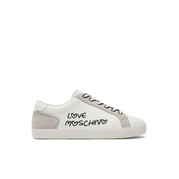 Tenisi dama -  piele naturala - alb/gri -