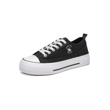 Tenisi dama  V12-842 - negru - tesatura