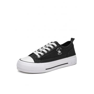 Tenisi dama  V12-842 - negru - tesatura